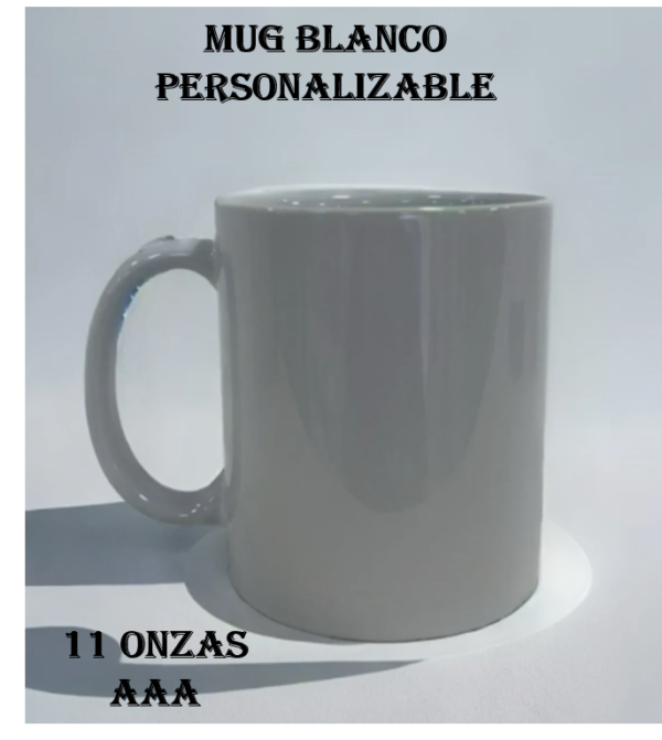 Taza Blanco 11 Onzas Personalizada - Image 3
